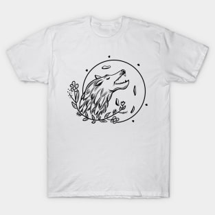 Wolf and moon T-Shirt